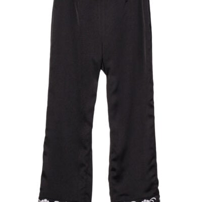 Ciao Lucia Gilly Black Satin Pant — 0 - Image 2