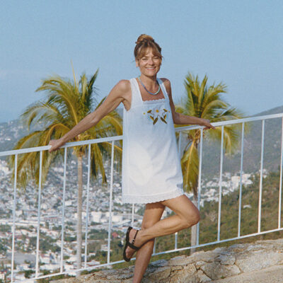 Ciao Lucia Edeme White Embroidered Linen Dress — XXS - Image 2