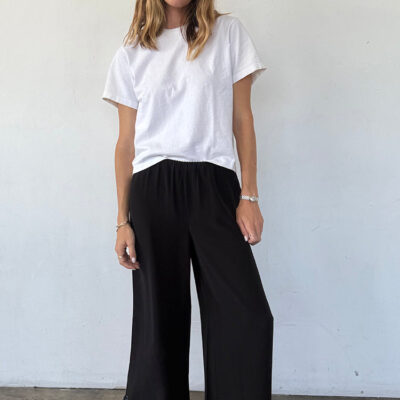 Ciao Lucia Dita Pant Black Silk — XXS - Image 2
