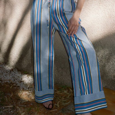 Ciao Lucia Yuli Stripe Twill Pant — XXS - Image 2