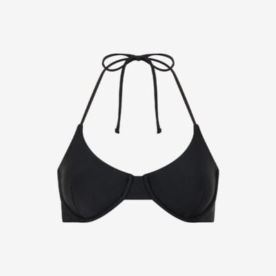 Crop Shop Boutique Swim Underwire Bikini Top | Black — XS - Image 2