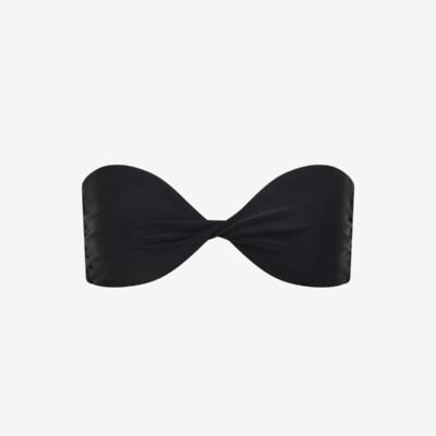 Crop Shop Boutique Swim Twist Bandeau | Black — XS - Image 2