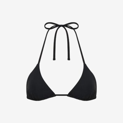 Crop Shop Boutique Swim Triangle Bikini Top | Black — XS - Image 2