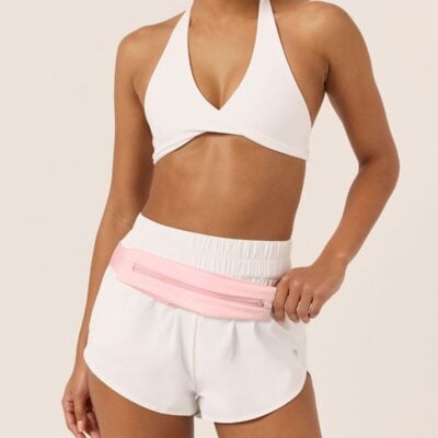 Crop Shop Boutique Slim Run Belt Bag | Light Pink — O/S - Image 1