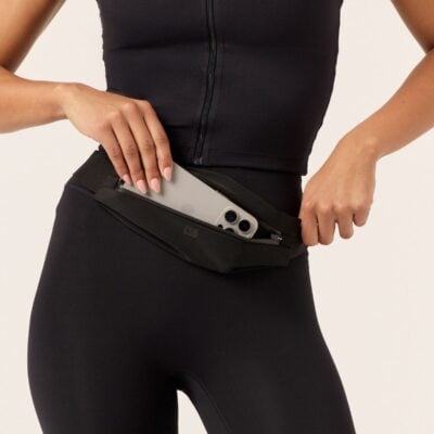 Crop Shop Boutique Slim Run Belt Bag | Black - Image 1