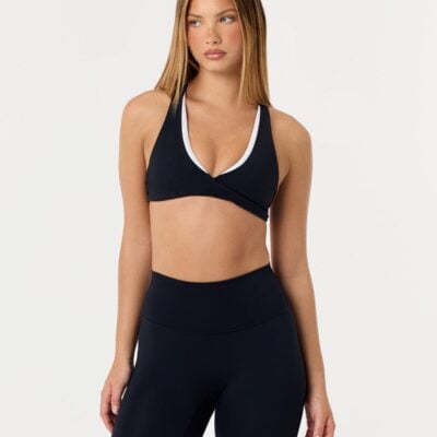 Crop Shop Boutique Serenity Sierra Crop | Black Two Tone — XXS - Image 1