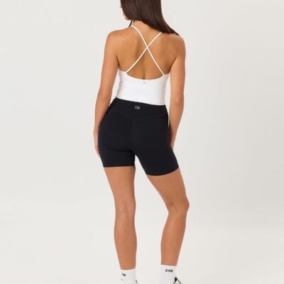 Crop Shop Boutique Serenity Shorts 6" | Black — XXS - Image 2