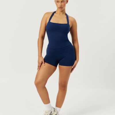 Crop Shop Boutique Serenity Shorts 4" | Navy — XXS - Image 2