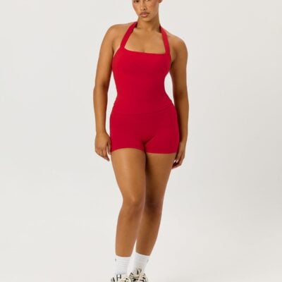 Crop Shop Boutique Serenity Shorts 4" | Chilli — XXS - Image 1