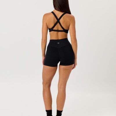 Crop Shop Boutique Serenity Shorts 4" | Black — XXS - Image 2