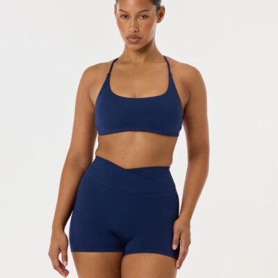 Crop Shop Boutique Serenity Lexi Support Crop | Navy — XXS - Image 1