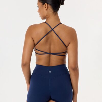 Crop Shop Boutique Serenity Lexi Support Crop | Navy — XXS - Image 2