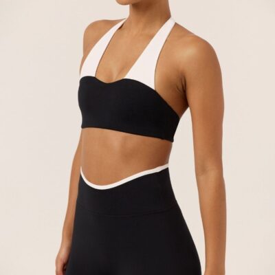 Crop Shop Boutique Serenity June Crop | Black Two Tone — XXS - Image 1