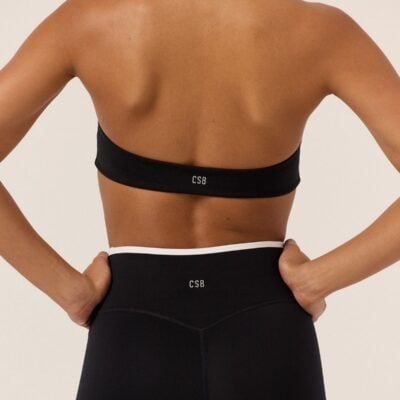 Crop Shop Boutique Serenity June Crop | Black Two Tone — XXS - Image 2