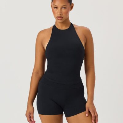 Crop Shop Boutique Serenity Demi Tank | Black — XXS - Image 1