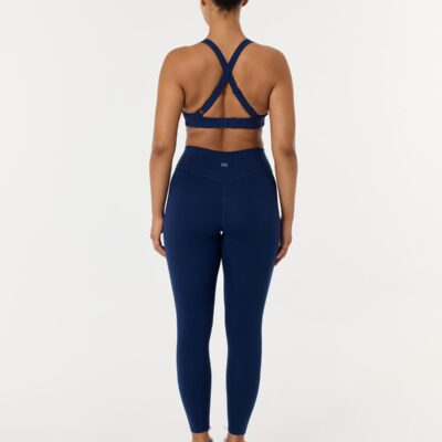 Crop Shop Boutique Serenity Crossover Leggings | Navy — XXS - Image 2