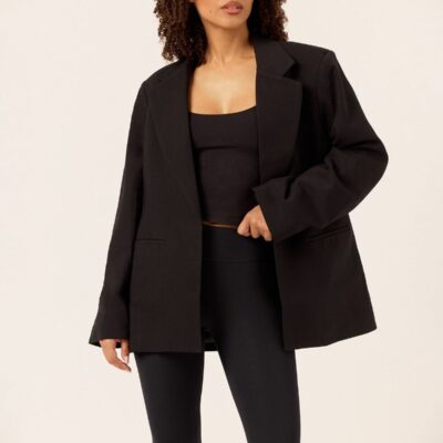 Crop Shop Boutique Oversized Blazer | Black — XS - Image 2