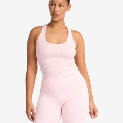 Crop Shop Boutique Longline Rib Tank | Blossom — XS - Image 1