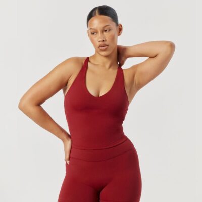 Crop Shop Boutique Freedom Shorts 5" | Cherry — XXS - Image 1