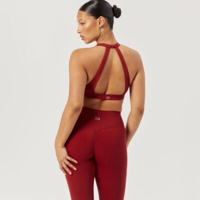 Crop Shop Boutique Freedom Selena Crop | Cherry — XXS - Image 2