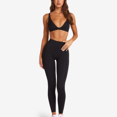 Crop Shop Boutique Freedom Scrunch Leggings | Black — XXS - Image 1