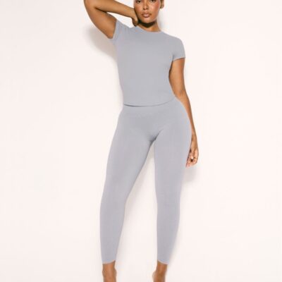 Crop Shop Boutique Freedom Run Tee | Storm — XXS - Image 2