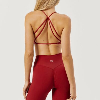 Crop Shop Boutique Freedom Maisie Crop | Cherry — XXS - Image 2