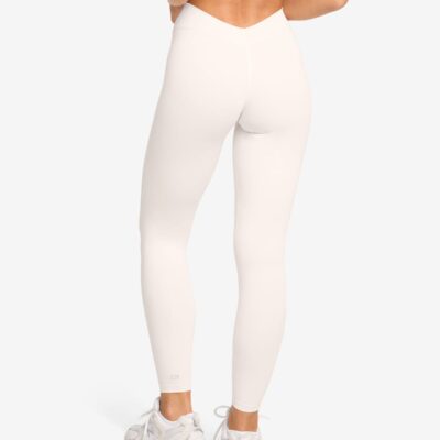 Crop Shop Boutique Form V Waist Leggings | Vanilla — XXS - Image 2