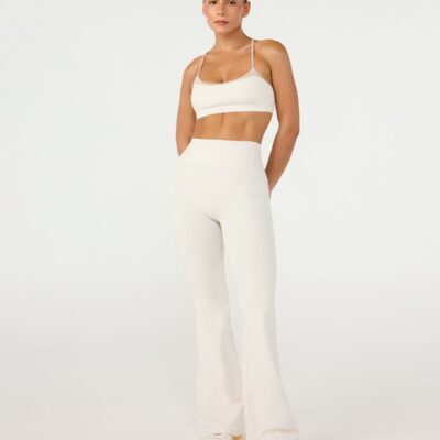 Crop Shop Boutique Form Invisible Scrunch Flare Leggings Tall | Vanilla — XXS - Image 1
