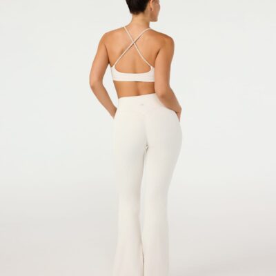 Crop Shop Boutique Form Invisible Scrunch Flare Leggings Tall | Vanilla — XXS - Image 2