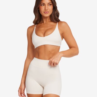 Crop Shop Boutique Form Hailey Crop | Vanilla — XXS - Image 2