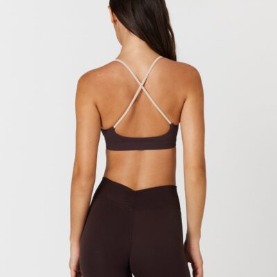 Crop Shop Boutique Form Gia Crop | Espresso Two Tone — XXS - Image 2