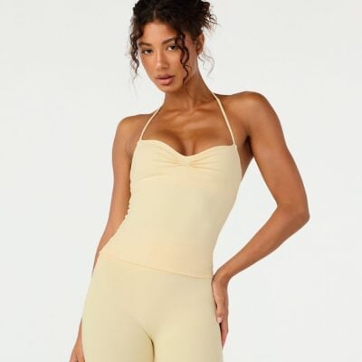Crop Shop Boutique Form Cara Tank | Butter — XXS - Image 1