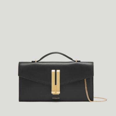 DeMellier The Vancouver Clutch — black smooth - Image 1
