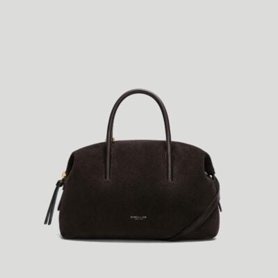 DeMellier The Small Stockholm — dark chocolate suede & dark chocolate smooth - Image 1