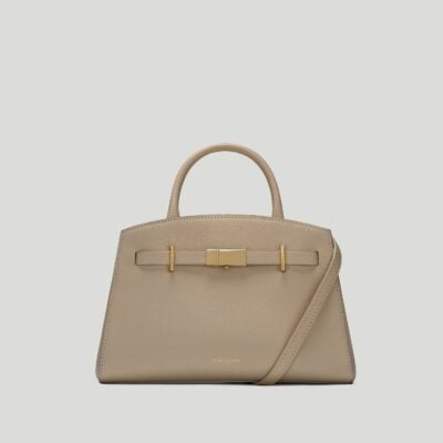 DeMellier The Small Hudson — light taupe small grain - Image 1
