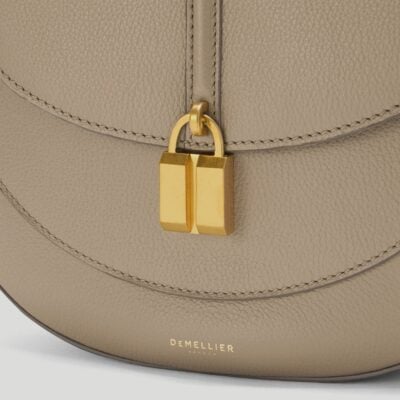 DeMellier The Siena Saddle — light taupe small grain - Image 2