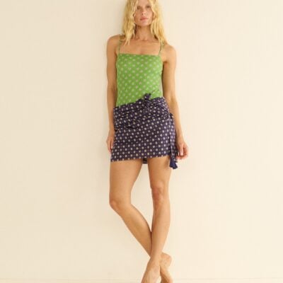 DOEN CASCAIS SARONG -- NAVY CADIZ FOULARD - Image 2