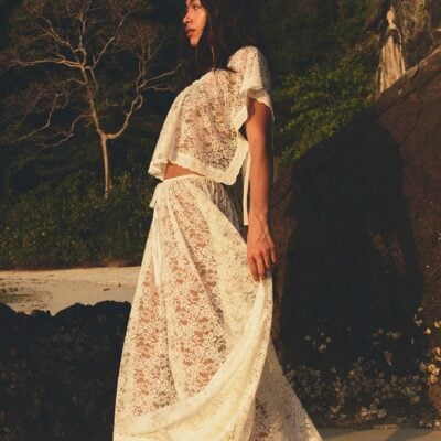 DOEN ZINNIA SKIRT -- SALT - Image 2