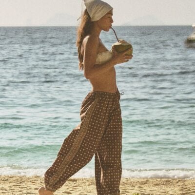 DOEN YARROW PANT -- TERRE FOULARD DE LA MER - Image 1