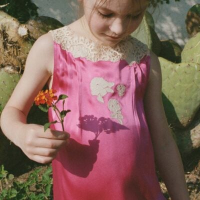 DOEN VIVETTE DRESS -- MAGENTA - Image 2