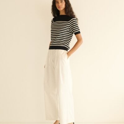 DOEN VIDETTE SWEATER -- MARCEAU STRIPE - Image 1