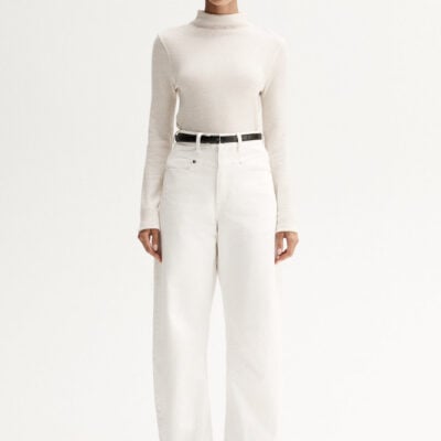 Elka Collective Winnie Knit Top Whitemarle — 4 - Image 1