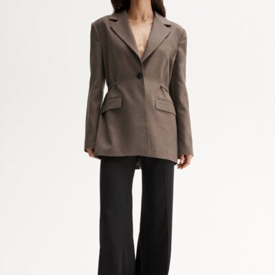 Elka Collective Wesley Blazer Chocolate — 4 - Image 1
