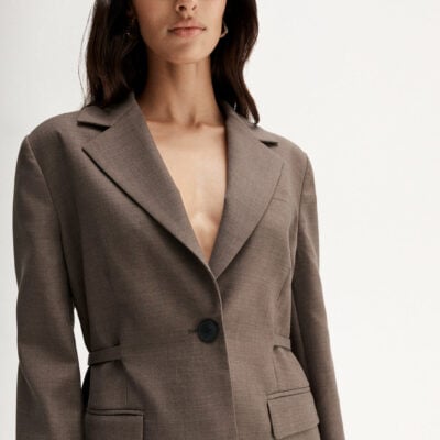 Elka Collective Wesley Blazer Chocolate — 4 - Image 2
