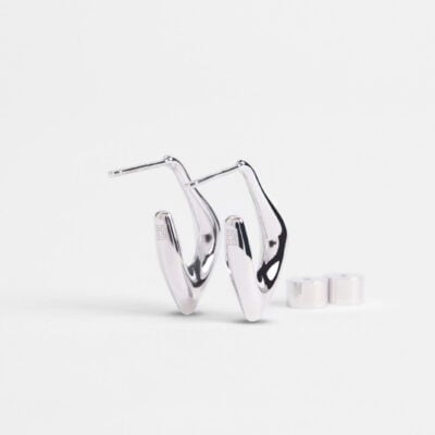 Elka Collective Wave Earring Silver — OneSize - Image 1