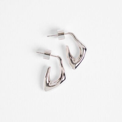 Elka Collective Wave Earring Silver — OneSize - Image 2