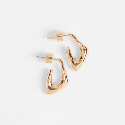 Elka Collective Wave Earring Gold — OneSize - Image 1