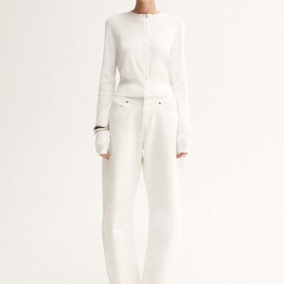Elka Collective Victoria Knit Cardigan White — 4 - Image 1