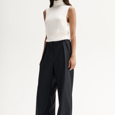 Elka Collective Tobias Pinstripe Pant Midnight Navy Pinstripe — 4 - Image 1